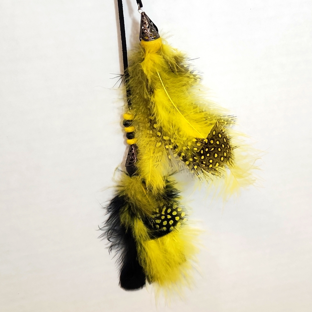 Womens feather hair Accessory
